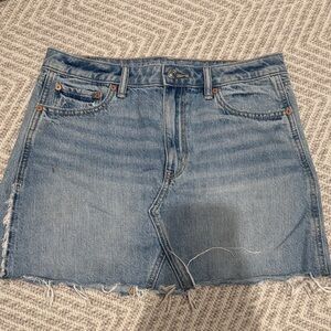American Eagle Outfitters Light Blue Denim Mini Skirt